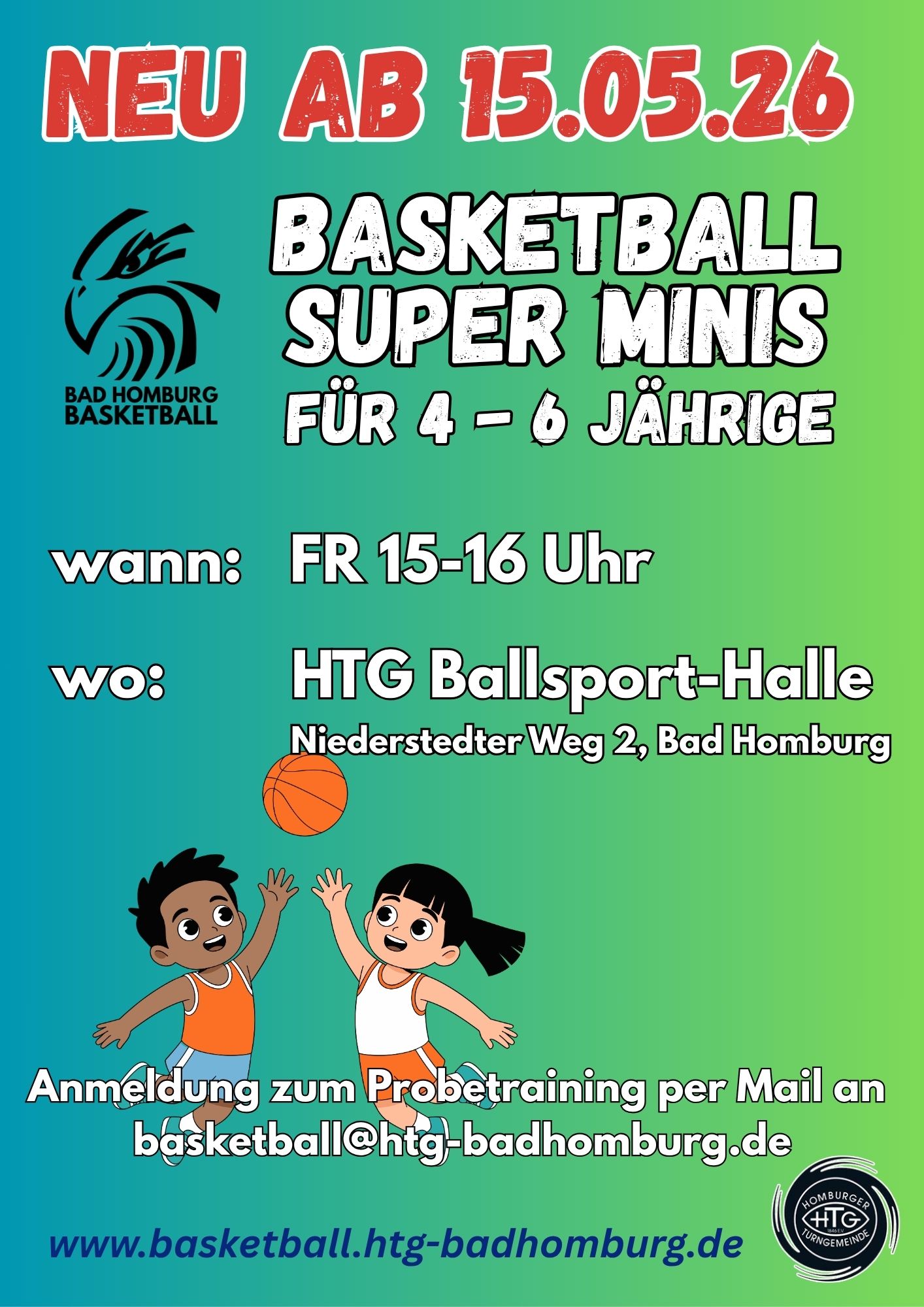 Bitte gebt euren Trainerinnen per Mail bis zum 20.06.25 Bescheid, ob ihr dabei seid.